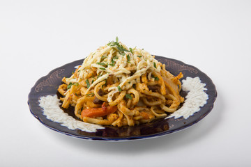 Uzbeck lagman dish