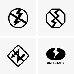 Anti-static signs