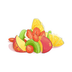 Mixed fruit salad - 111980759