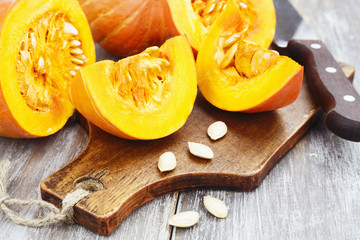 Small orange pumpkins