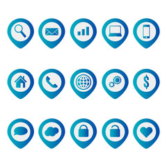 Set of vector web icons