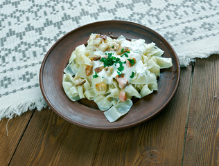 Hungarian  cheese noodle