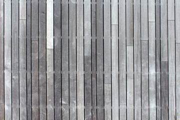 Mur en planches de bois