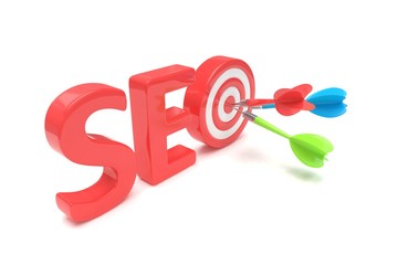 SEO concept. 3D illustration.