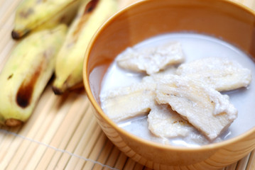 Banana with Coconut Milk