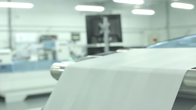 Industrial inkjet printing of newspapers 