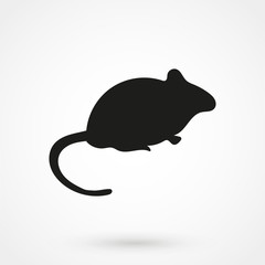 silhouette of the mouse