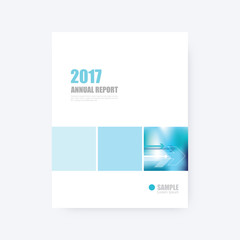 Annual report cover, brochure template