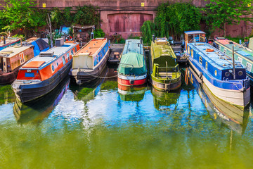 Rows of Houseboats