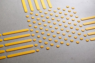 Tactile paving for blind and visually impaired