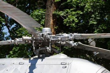 military helicopter screw