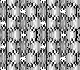Design seamless monochrome grid pattern
