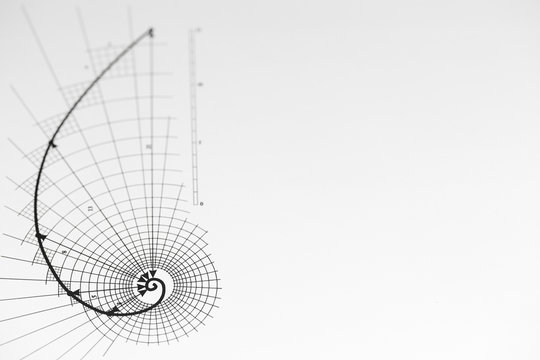 drawing of the golden section