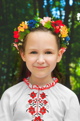 Ukrainian girl outdoors