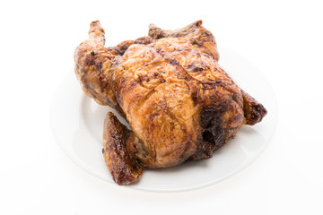 Roast and grill chicken meat