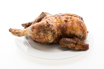 Roast and grill chicken meat