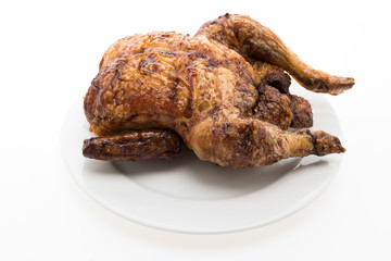 Roast and grill chicken meat