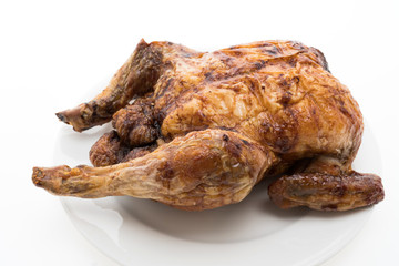 Roast and grill chicken meat