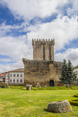 Fototapeta na wymiar Medieval castle in the center of Chaves