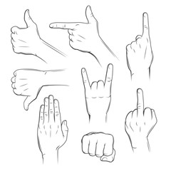 Hand gestures