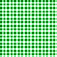 Gingham Green and White Pattern