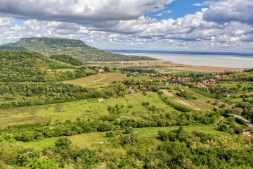 Landscape at lake Balaton