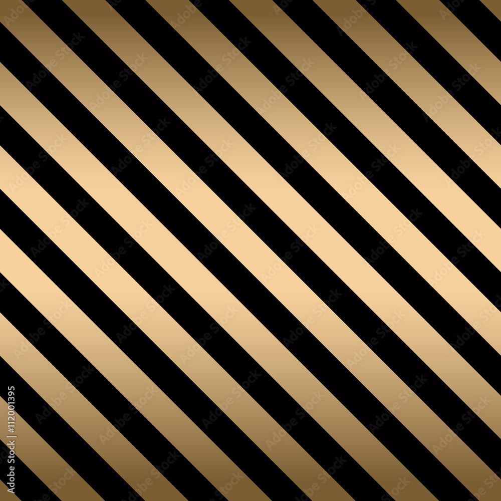 Poster Classic diagonal lines pattern on black. Vector design