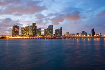 Naklejka na ściany i meble Miami skyline