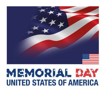Memorial Day - Usa Flag Background 
