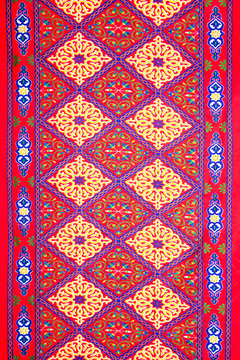 Arabic - Islamic - Ramadan colorful ornaments fabric pattern