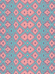 Obraz premium Aztec tribal mexican seamless pattern