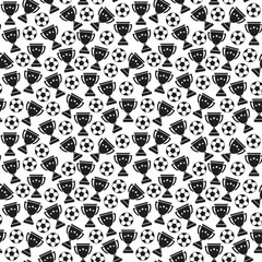 Sport football seamless pattern