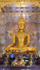 Golden Buddha Statue at Kalasin province,Thailand