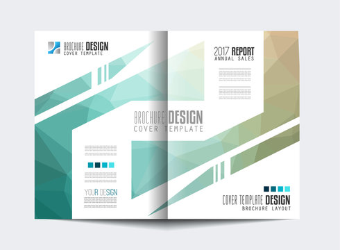 Brochure template, Flyer Design or Depliant Cover for business presentation and magazine covers, annual reports and marketing generic purposes.