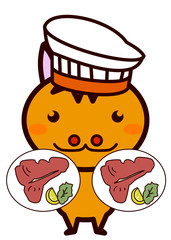 イタリア料理と動物シリーズ