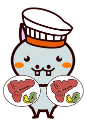 イタリア料理と動物シリーズ