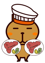 イタリア料理と動物シリーズ