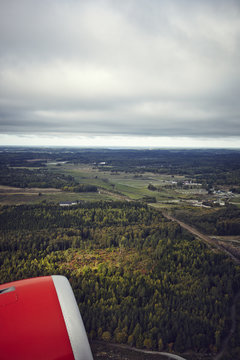 Aerial view, Arlanda, Sweden