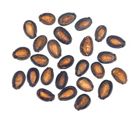 watermelon seeds isolated on white background