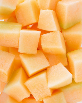 melon slices as a background