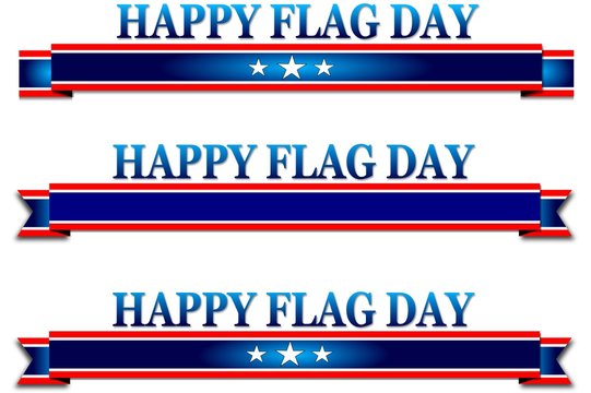 USA FLAG DAY, banner