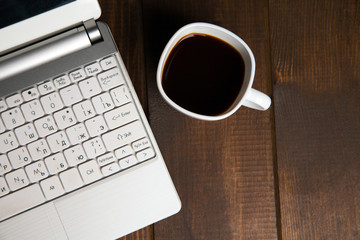 Close-up of coffee in cup