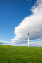 Fototapeta premium Wind energy concept