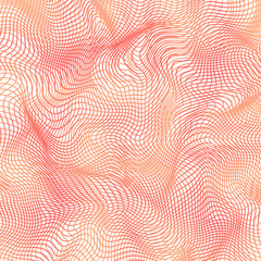 Pink vector curved lines abstract background