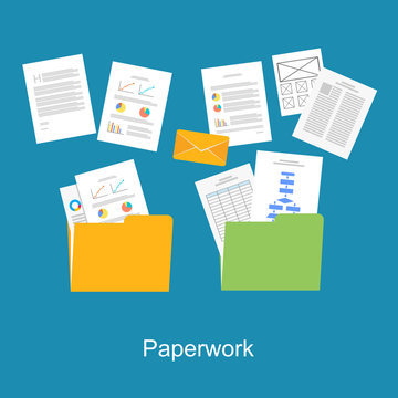 Paperwork, Documents icon.
