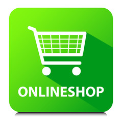 Onlineshop Button Grün