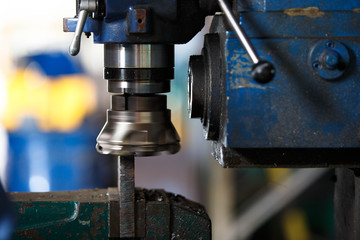 metal forming by manual milling machine
