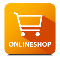 Onlineshop Button Orange