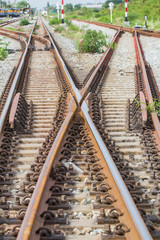 Fototapeta premium Railroad , The railroad