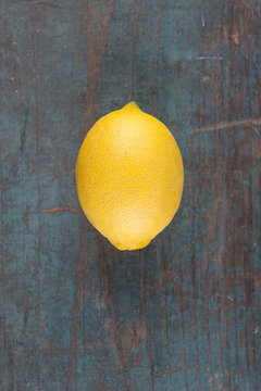 Lemon on table